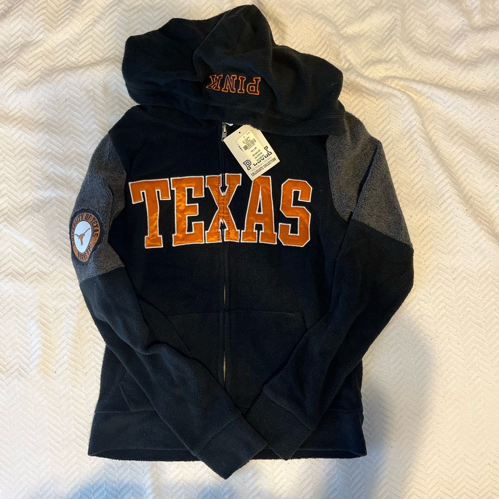 SAVED - TEXAS Sweater PINK Collegiate Collection